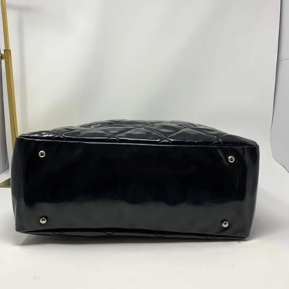 authentic CHANEL Paris Biarritz Black Lea…